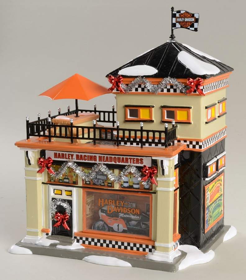 Harley Davidson Harley Racing Headquarters - No Box by Department 56-1