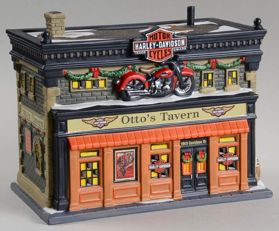 Harley Davidson Otto's Harley Tavern - No Box by Department 56-1