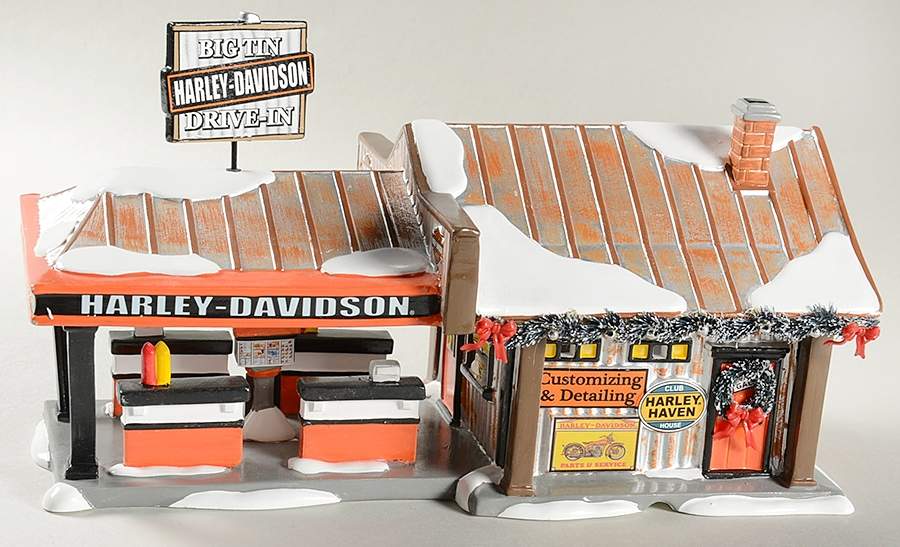 Harley Davidson Harley Big Tin Drive-In - Boxed by Department 56-1