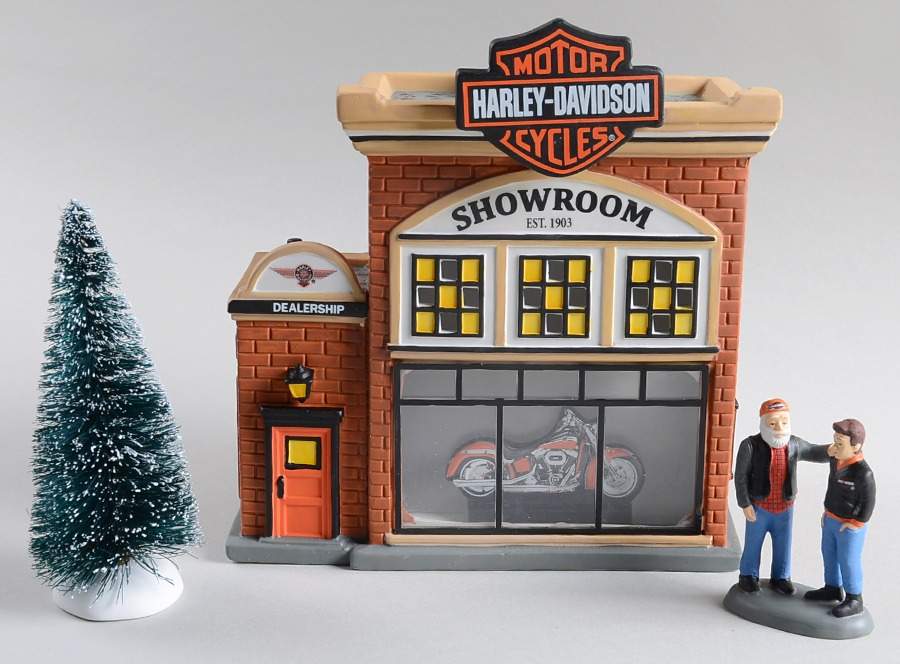Harley Davidson Harley-Davidson Showroom Set - Boxed by Department 56-1