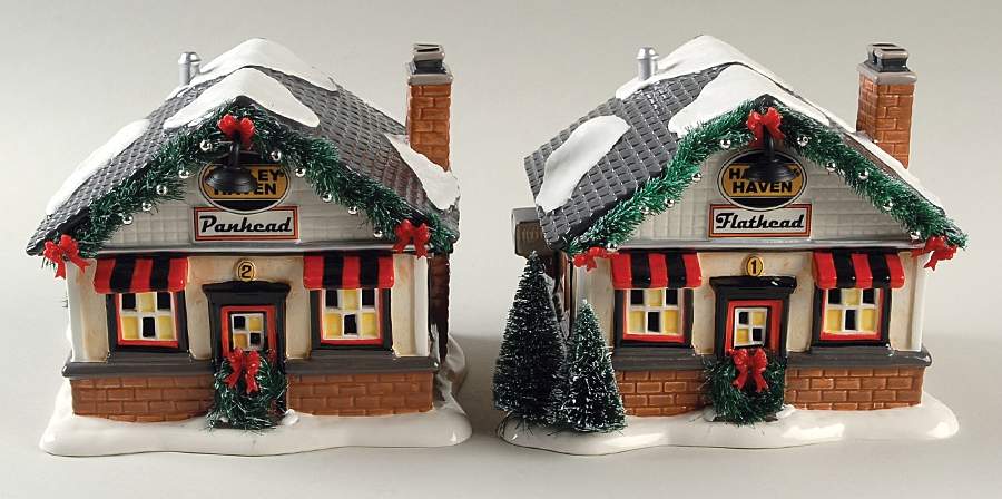 Harley Davidson Harley Roadside Cabins - Boxed by Department 56-1