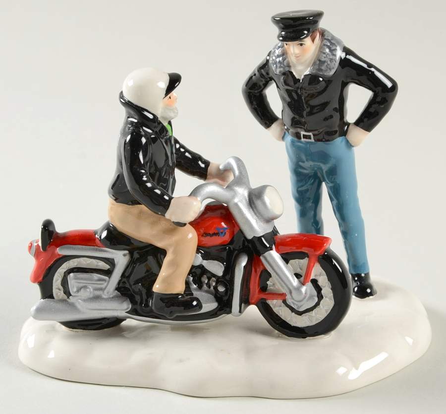 Harley Davidson A New '56 Harley Davidson Kh - With Box by Department 56-1