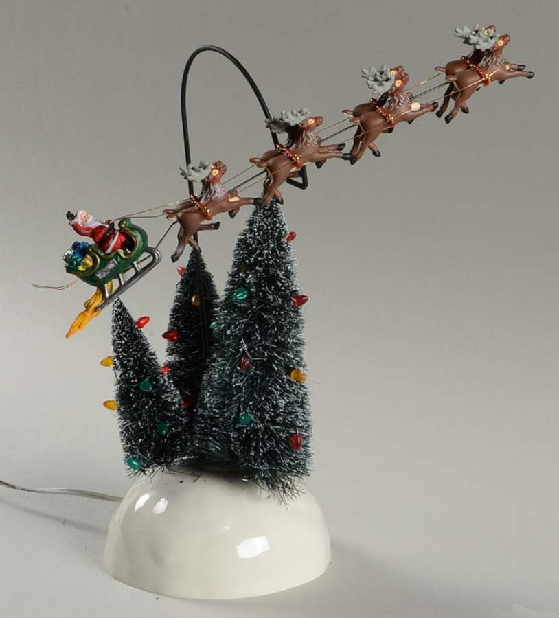 National Lampoon's Christmas Vacation Animated Flaming Sleigh - Boxed by Department 56-1