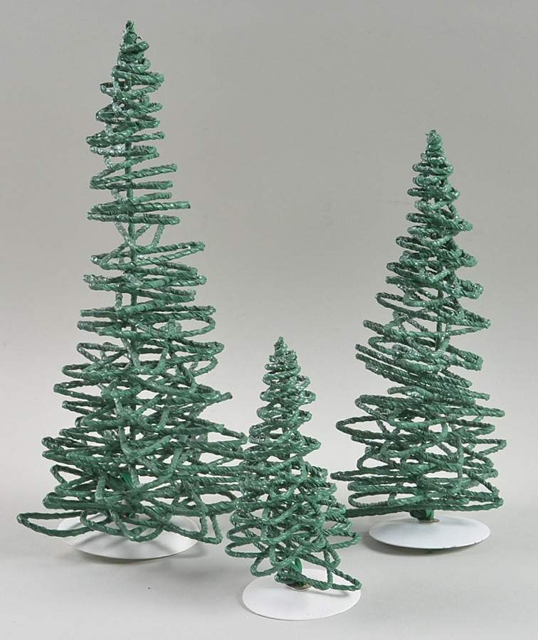 General Village Tree Accessories Frosted Zig-Zag Tree-Green - Boxed by Department 56-1