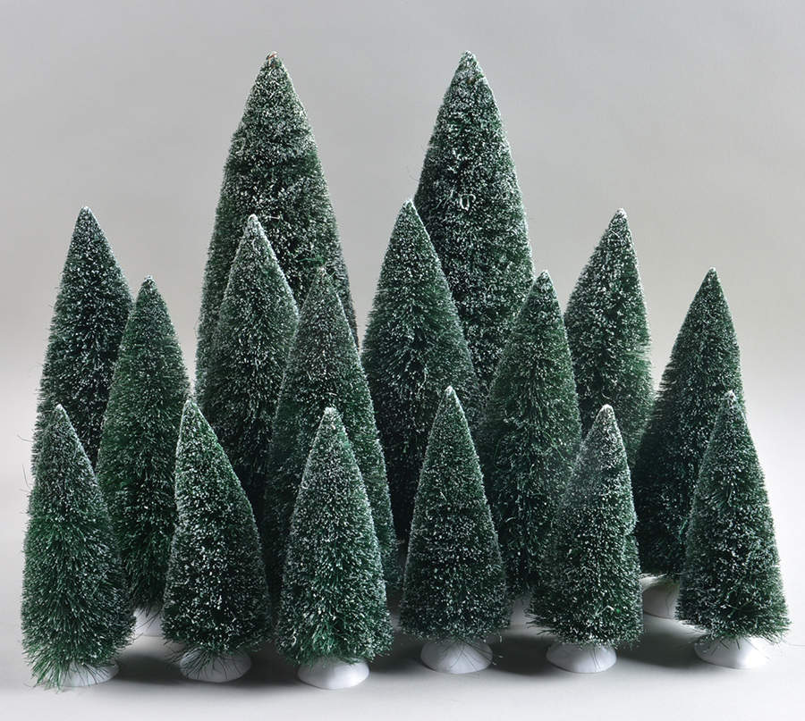 General Village Tree Accessories Frosted Topiaries - No Box by Department 56-1