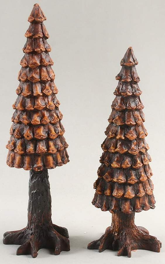 General Village Tree Accessories Pine Cone Trees-Set Of 2 - Boxed by Department 56-1