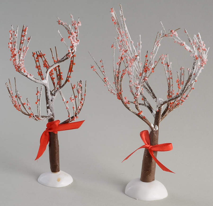 General Village Tree Accessories Crabapple Trees With Ribbon - No Box 258 by Department 56-1