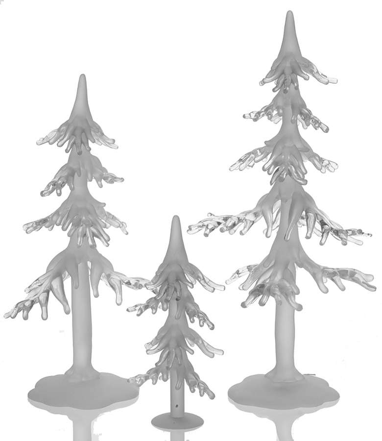 General Village Tree Accessories Icicle Trees - Set Of 3 - No Box by Department 56-1