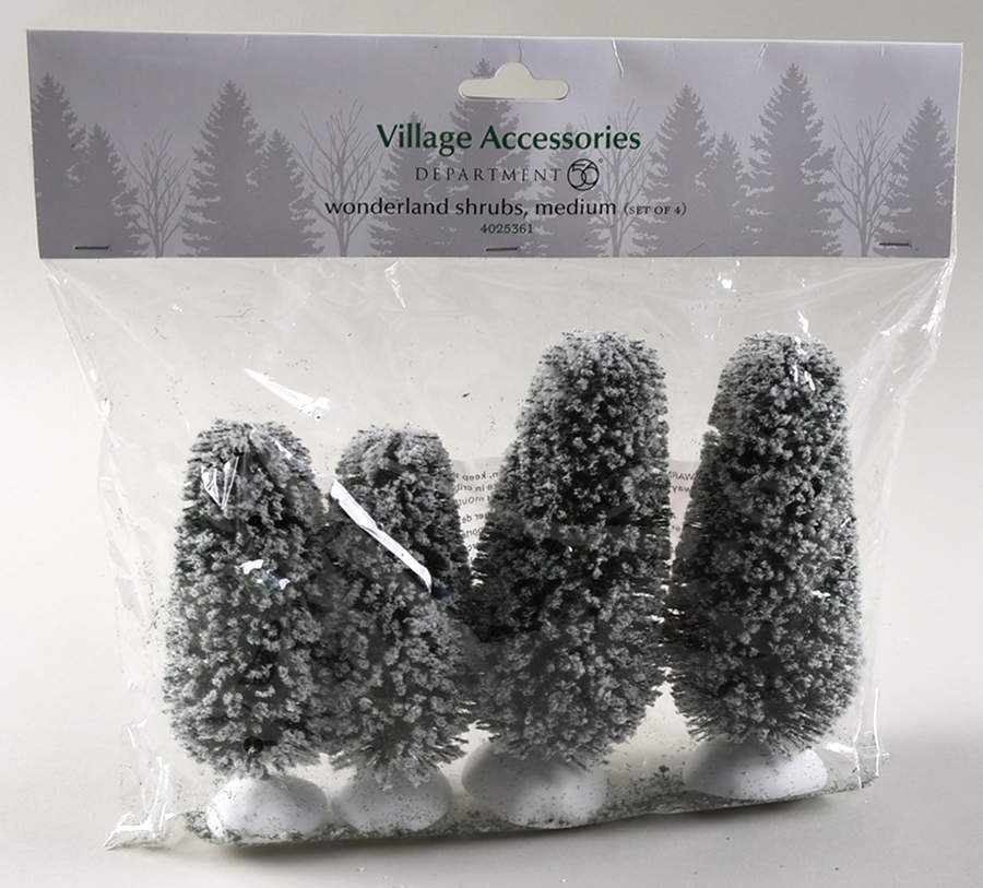 General Village Tree Accessories Wonderland Shrubs- Medium - No Box by Department 56-1