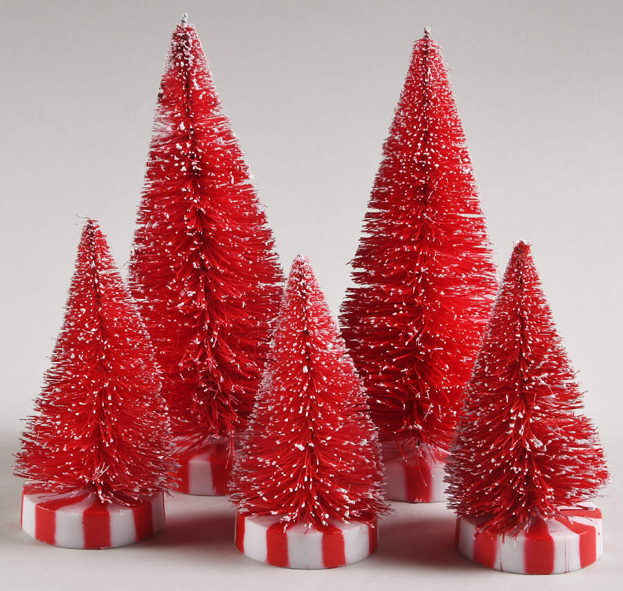 General Village Tree Accessories Candy Base Trees Set Of 5  - No Box by Department 56-1
