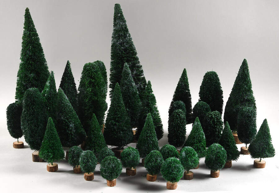 General Village Tree Accessories Sisal Topiary Garden-Set Of 35 - Boxed by Department 56-1