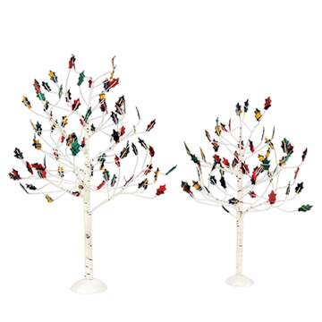General Village Tree Accessories Highland Birches - Set Of 2 - Boxed by Department 56-1