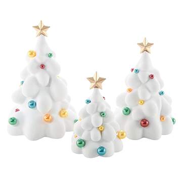 General Village Tree Accessories Snowdream Trees Set Of 3 - Boxed by Department 56-1