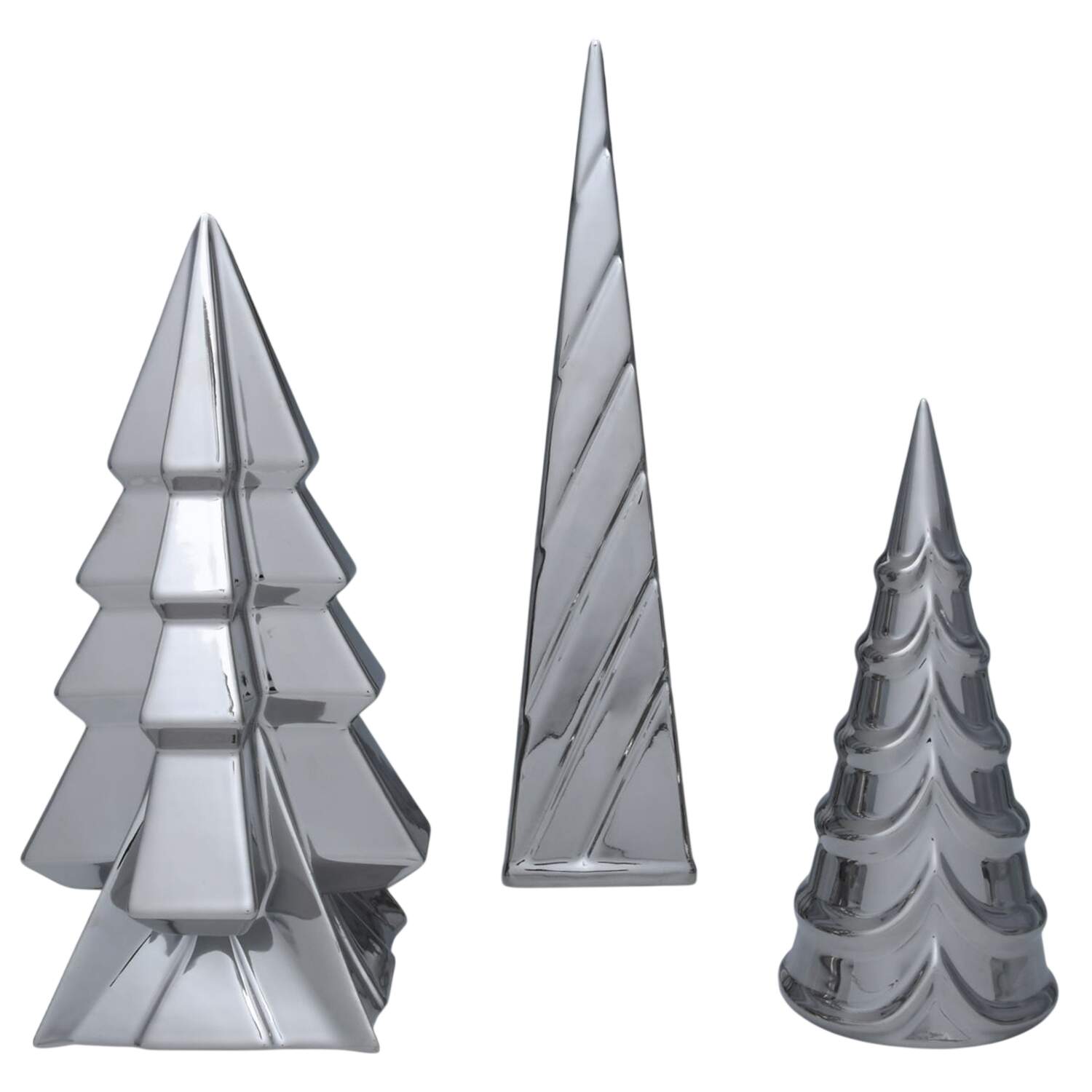 General Village Tree Accessories Gatsby Trees Set Of 3 - No Box by Department 56-1