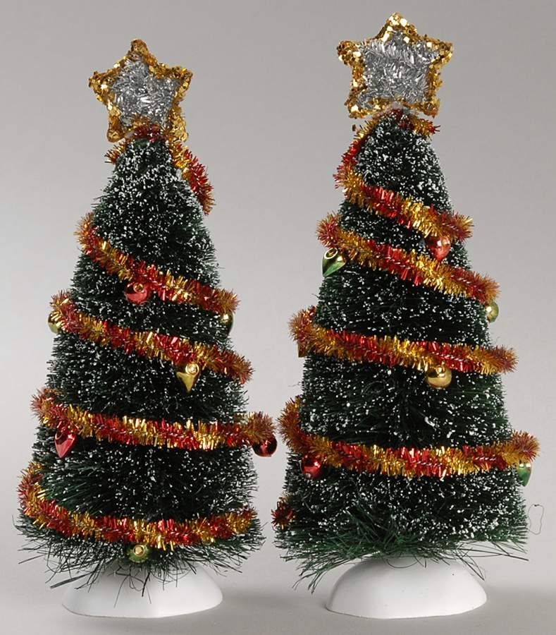 General Village Tree Accessories Decorated Sisal Trees - No Box by Department 56-1