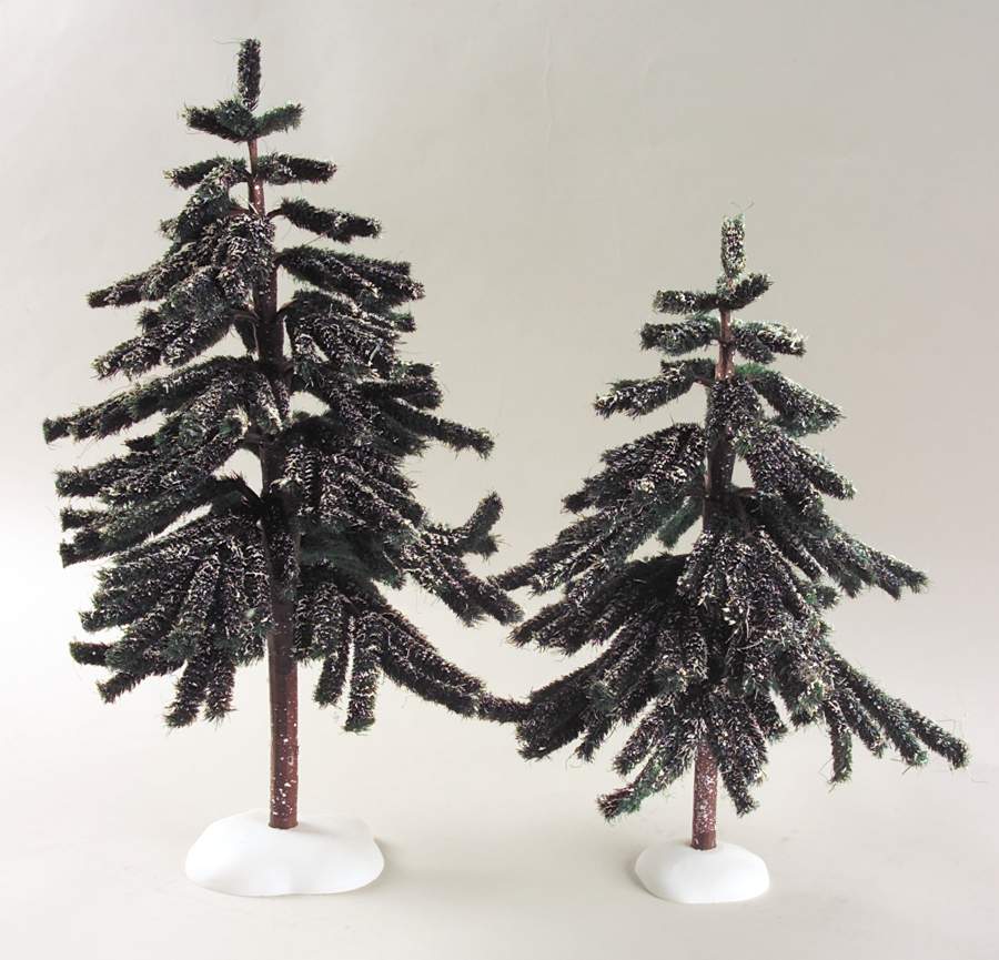 General Village Tree Accessories Frosted Hemlock Trees - No Box by Department 56-1