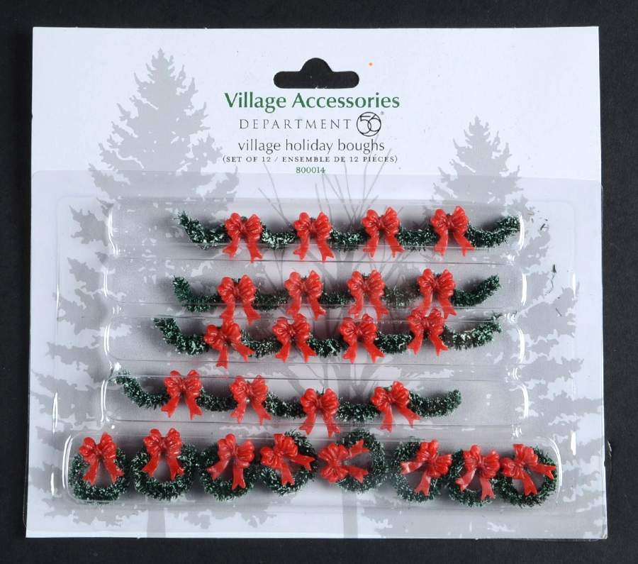 General Village Tree Accessories Village Holiday Boughs - Boxed by Department 56-1
