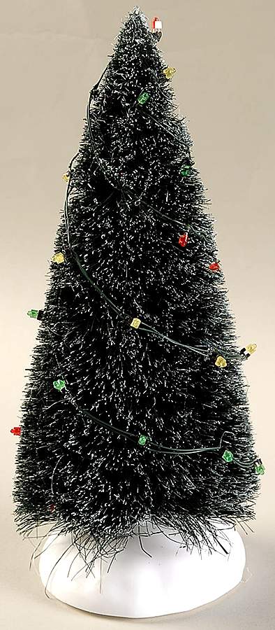 General Village Tree Accessories Twinkle Brite Frosted Topiary - No Box by Department 56-1