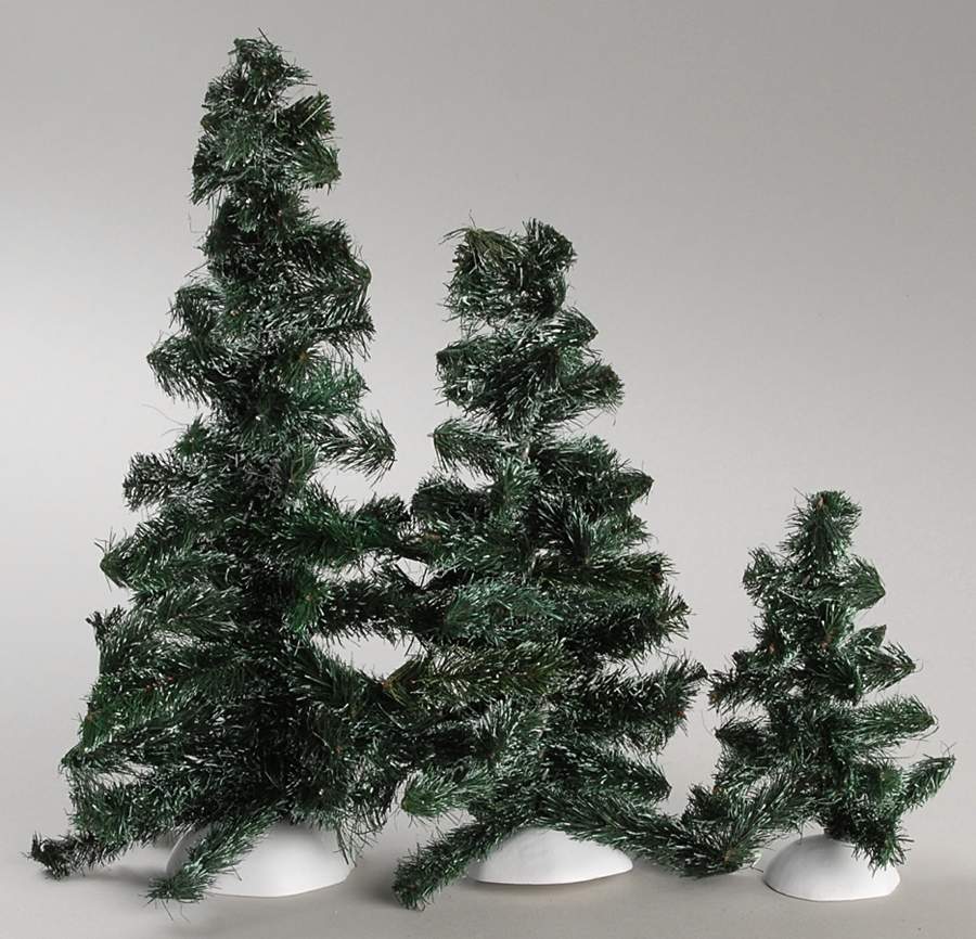 General Village Tree Accessories Scotch Pines-Set Of 3 - Boxed by Department 56-1