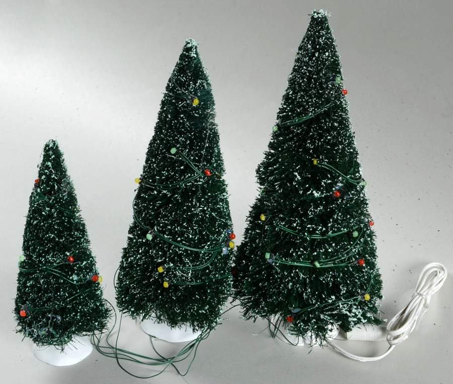 General Village Tree Accessories Twinkling Lit Trees-Dark Green - No Box by Department 56-1