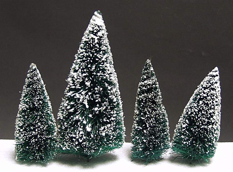 General Village Tree Accessories Frosted Trees For Mountains - Boxed by Department 56-1