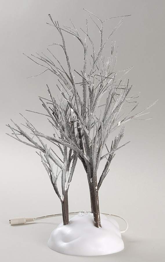 General Village Tree Accessories Lighted Fresh Frost Trees - No Box by Department 56-1