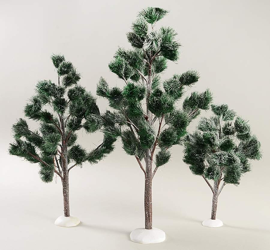 General Village Tree Accessories Jack Pines-Set Of 3 - Boxed by Department 56-1