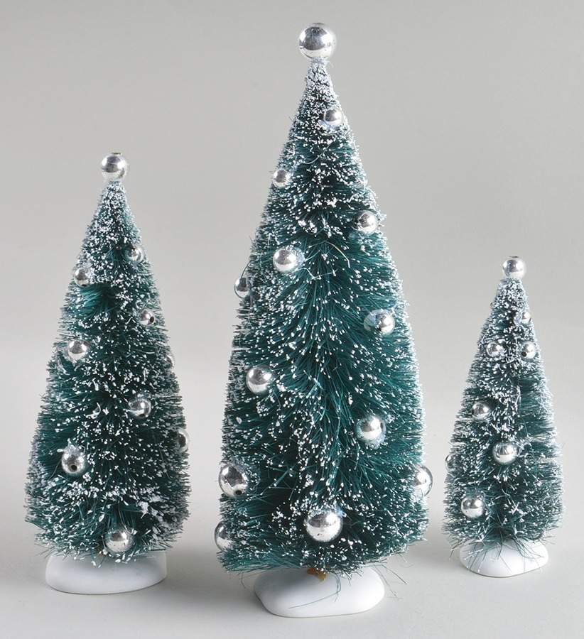 General Village Tree Accessories Silver Vintage Sisals - Boxed by Department 56-1