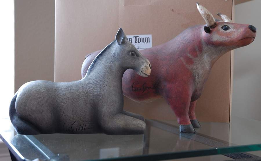 Our Town Nativity Set Donkey - No Box by Department 56-1