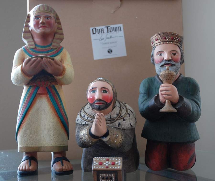 Our Town Nativity Set King 3 - No Box by Department 56-1