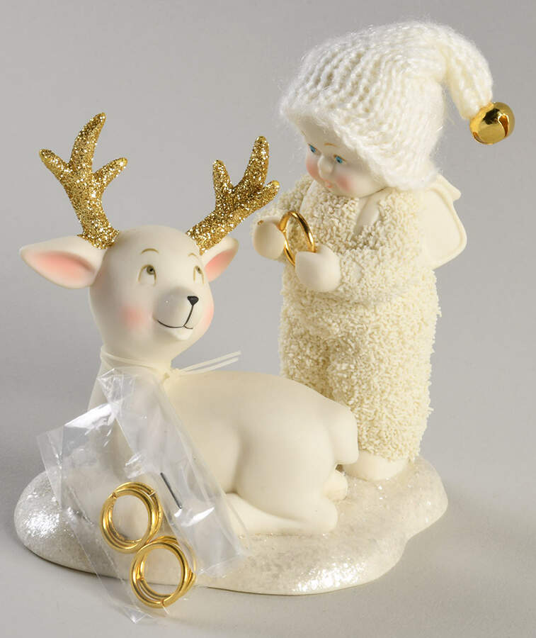 Twelve Days of Christmas - Snowdream Golden Rings - Boxed by Department 56-1
