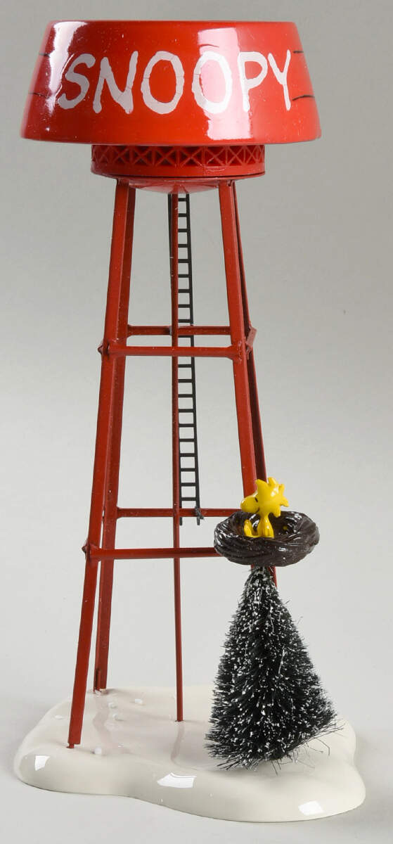 Peanuts Christmas Village Snoopy Water Tower - Boxed by Department 56-1