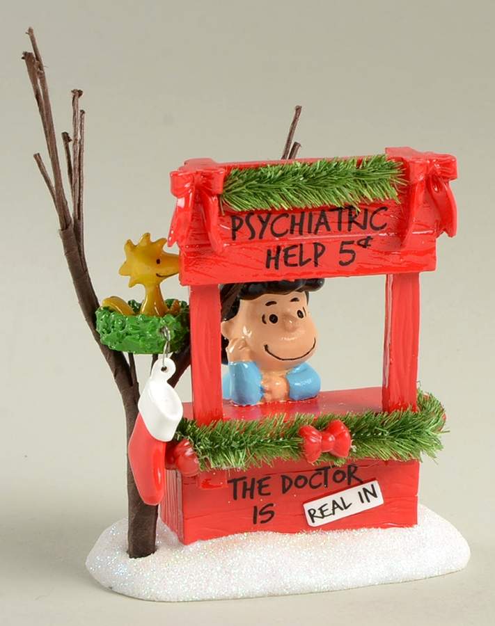 Peanuts Christmas Village Lucy Is In - Boxed by Department 56-1