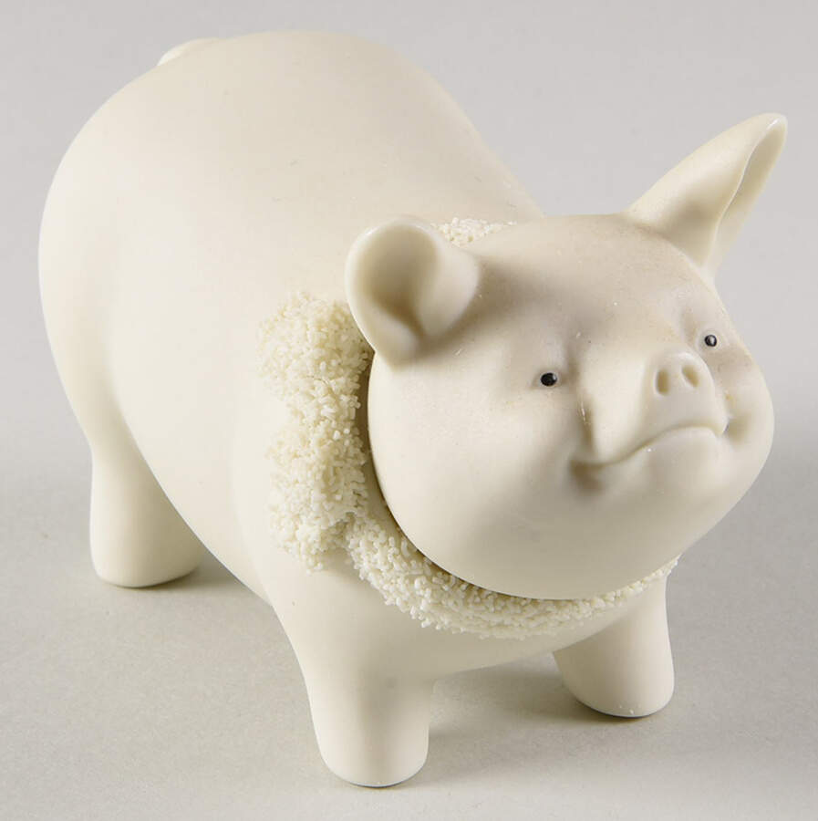 Annual Collectible Animals Pig-1998 Large - No Box by Department 56-1