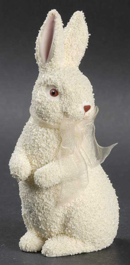 Annual Collectible Animals Bunny With Ribbon-2008 Standing - Boxed by Department 56-1