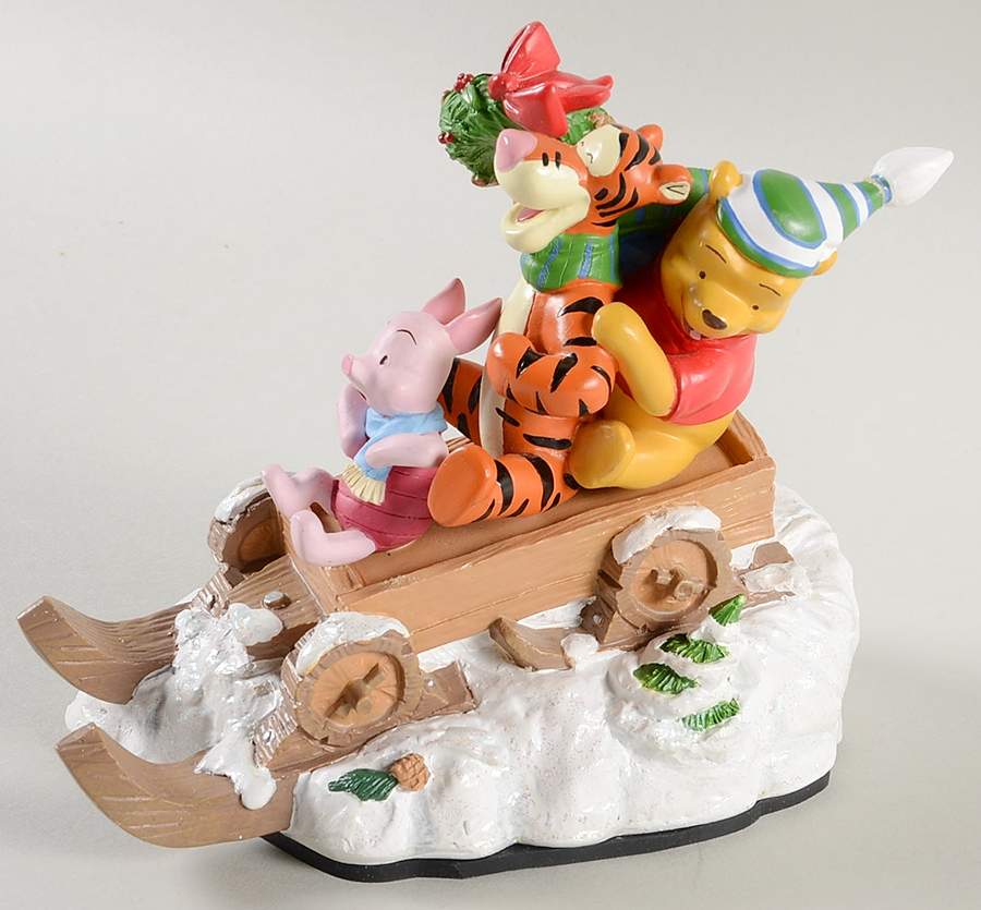 Winnie the Pooh and Friends Stocking Holder Winter Wonderland-Pooh-Tigger-Piglet - Boxed by Disney-1