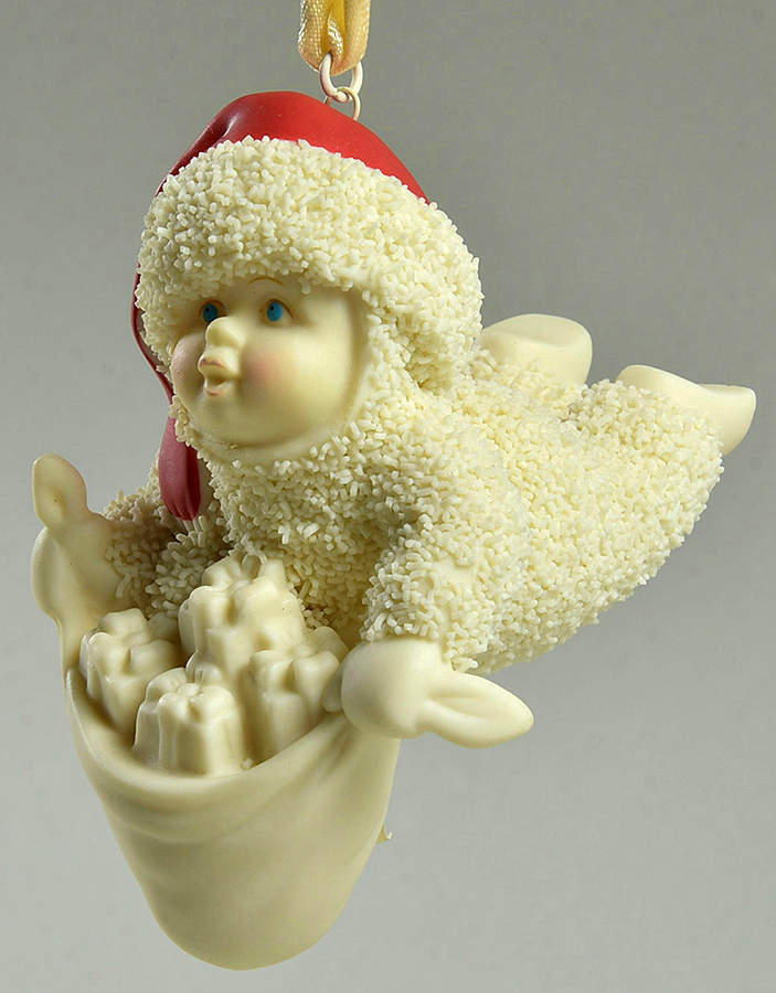 Snowbabies Guest Collection Ornaments Santa's Little Helper - Boxed by Department 56-1