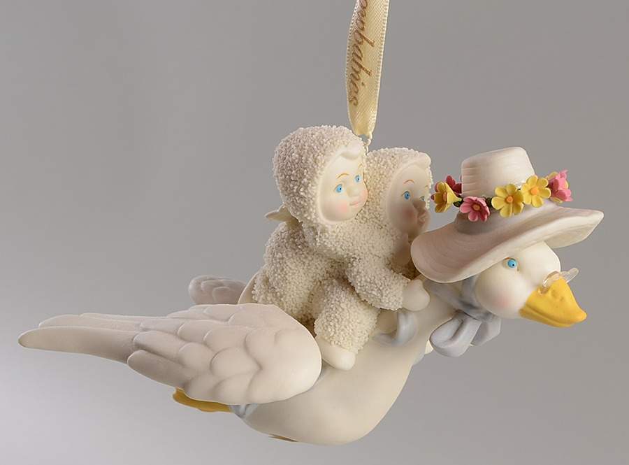 Snowbabies Guest Collection Ornaments Let's Fly Mother Goose - No Box by Department 56-1