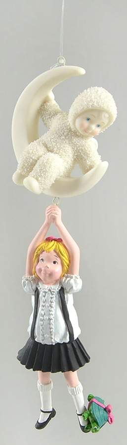 Snowbabies Guest Collection Ornaments Swinging On The Moon With Eloise - Boxed by Department 56-1