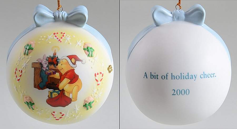 Pooh and Friends Ornaments A Bit Of Holiday Cheer-Pooh With Piglet - Boxed by Disney-1