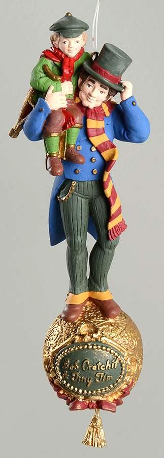 A Christmas Carol-Series 2 Bob Cratchit & Tiny Time - No Box by Department 56-1