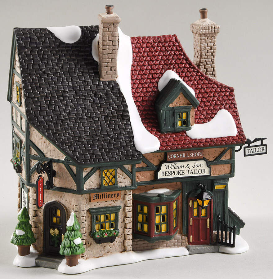A Christmas Carol-Dickens' Village Cornhill Shoppes - Boxed by Department 56-1