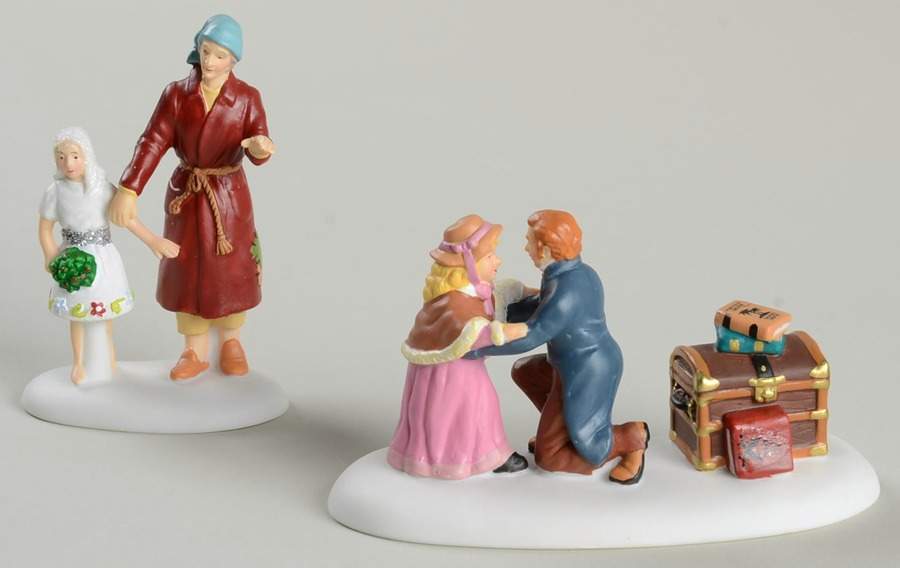A Christmas Carol-Dickens' Village Fan Visits Ebenezer - Boxed by Department 56-1