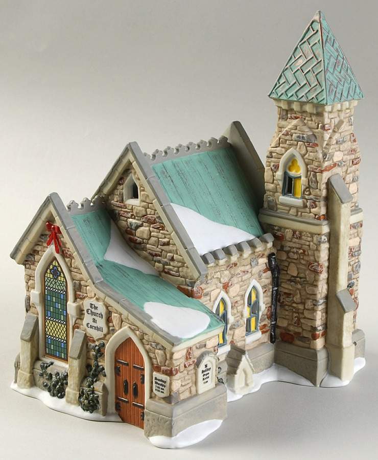 A Christmas Carol-Dickens' Village The Church At Cornhill - No Box by Department 56-1