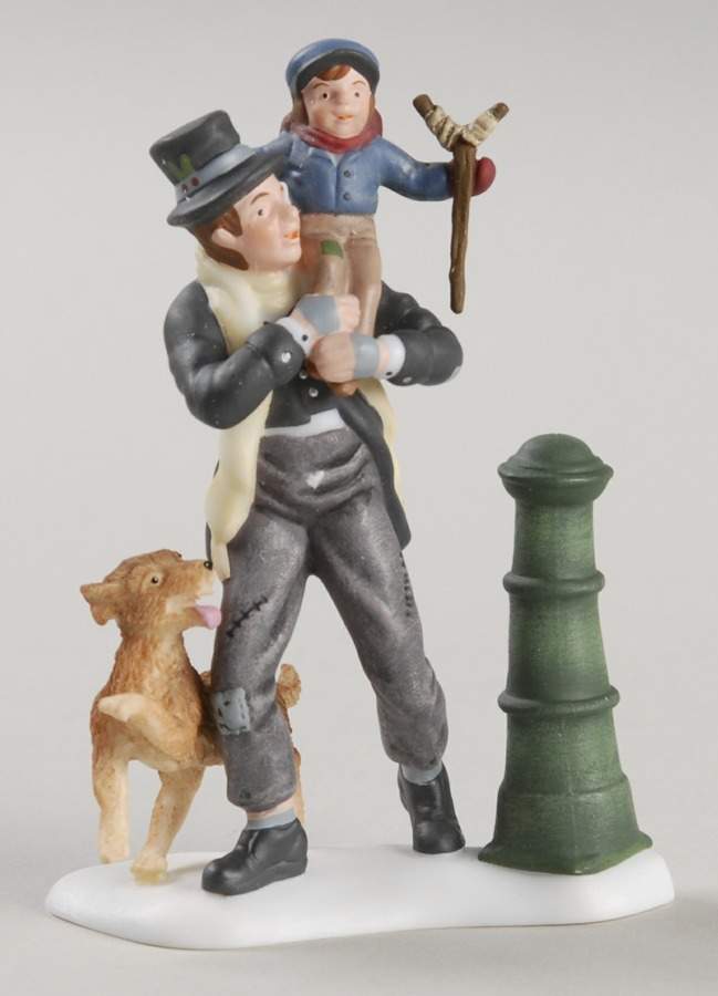A Christmas Carol-Dickens' Village Bob Cratchit And Tiny Tim - Boxed by Department 56-1