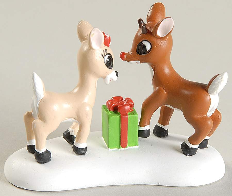 Rudolph the Red-Nosed Reindeer Village A Gift From Rudolph - Boxed by Department 56-1
