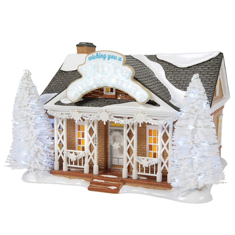 Christmas Lane-Snow Village 1056 Christmas Lane - No Box 42 by Department 56-1