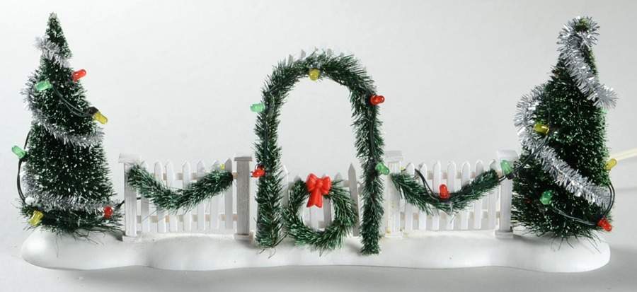 Christmas Lane-Snow Village Christmas Lane Lit Gate - No Box by Department 56-1