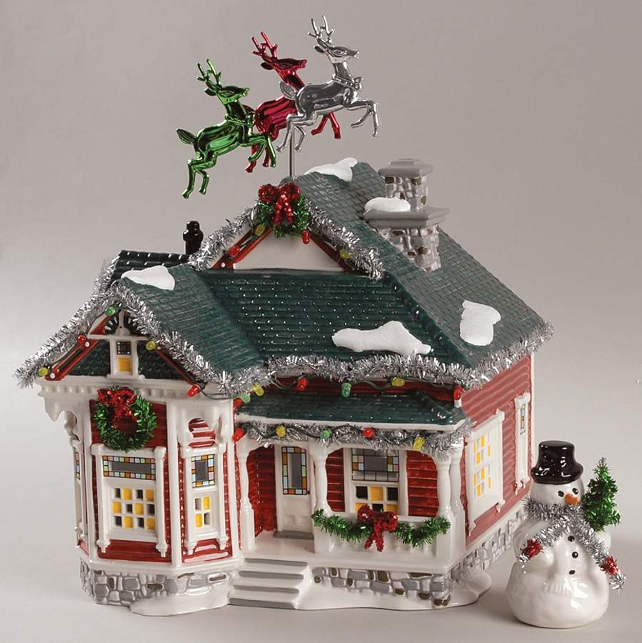 Christmas Lane-Snow Village Tinsel & Garland House - Boxed by Department 56-1