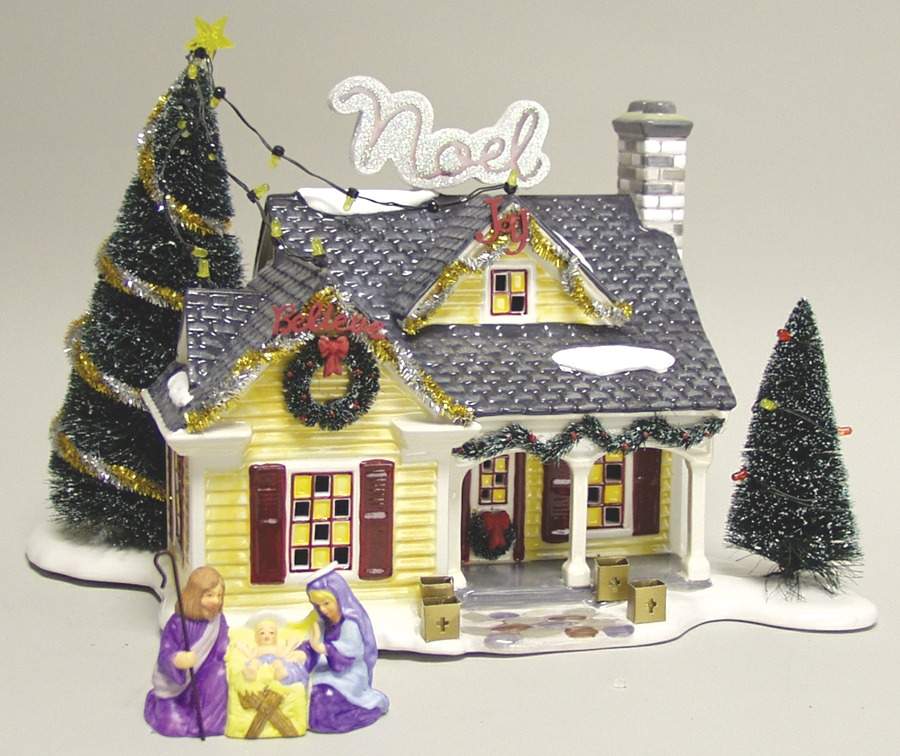 Christmas Lane-Snow Village Noel House - No Box by Department 56-1